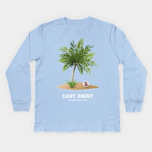 Cast Away - Alternative Movie Poster Kids Long Sleeve T-Shirt